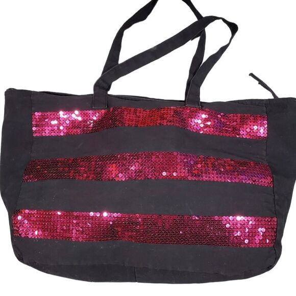 VICTORIAS SECRET sequined weekend bag - Picture 2 of 5